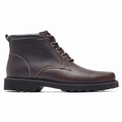 Botas Rockport Northfield Waterproof Plain Toe Homem Chocolate PT-41276